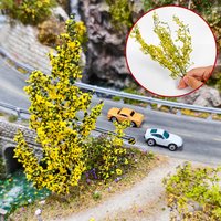 Realistic Miniature Multicolor Shrubs Model Bushes Long Shrub Vegetation Group For Modeling Raliway Train Landscape Scenery 1Bo
