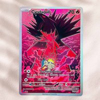 DIY Pokemon Cyndaquil Single Holographic Texture Cards English Version Perfect Condition Classic Anime Collectible TCG