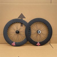 700C*70m Fixie Flip-flop Aluminum Alloy Rim Single Speed Track Bicycle Wheel Hight 70mm Bearing Hub Fixed Gear Bike Wheel