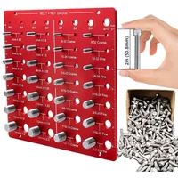 Nut and Bolt Thread Checker Thread Identifier Gauge Nut Bolt Screw Identibolt 28 Bolt Standard Sizes Measuring Identifier Tool