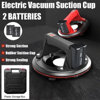 High Quality 8 inch Electric Vacuum Suction Cup Double Layer Rubber LED Display Heavy Lifting Tools For Glass Ceramic Tile