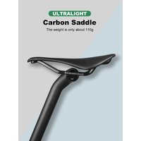 AliExpress WALGUN Carbon Bicycle Saddle 143mm 155mm MTB/Road Bike Seat for Men Women Triathlon TT Racing Saddles Black White Red Bike Saddle Parts