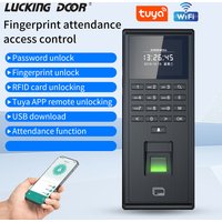 Tuya Smart Biometric Fingerprint Recognition Time Attendance System 1000 User WIFI WG26 Access Control Reader App Remote Control