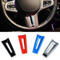 Steering wheel hollow cover plate red black silver blue cover For BMW G chassis Car parts modification red