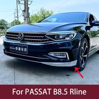 For VW Passat B8.5Rline Chrome 2021 2022 2024 Front Bumper Anti Collision Strips Corner Guard Bumper Protector Car Accessories