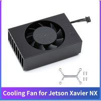 Official Cooling Fan for Jetson Xavier NX / TX2 NX / Orin Speed Adjustable Fan DC 5V Input Aluminum Alloy Enclosure Cooling Fan