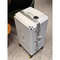 Thickened Aluminum Alloy Frame Large Capacity Five-Wheel Luggage Bag 30 Inch Unisex Suitcase with Brake And Combination Lock
