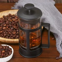 1pc-Black teapot, steaming pot, wooden handle, wooden cover of dual-purpose tea set, suitable for family, restaurant, hotel