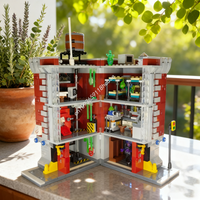 1120pcs MOC Mid Sized GB Firehall Headquarters Ghostbusters Model Building Toy Blocks Construction Festival Gifts Brick