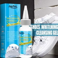 30ml White Shoes Cleaning Gel Kit Sneaker Stain Dirt Remover Whitening Edge Yellow Removal Shoe Cleaner for Daily Use