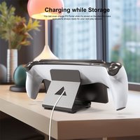 Desktop Stand Support Holder Save Space Tablets Stand Handheld Game Console Holder with Anti-Slip Silicone Pad for Portal