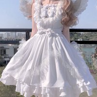 Japanese Y2k Aesthetic Lolita Style Bow Black Dress Women Gothic Lace Flare Sleeve Button Shirt Dress Slim Party Mini Y2k Dress