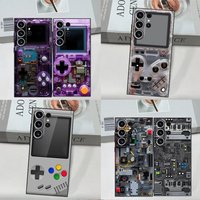 Purple Gaming Console Phone Cover Case for Samsung Galaxy S26 Ultra Note 20 10 S24 S23 S25 Plus S22 S21 S20 FE