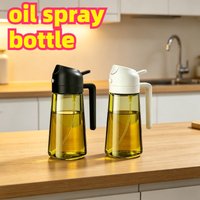 Olive Oil Dispenser Sprayer Plastic Bottle Mist-Reusable Food Grade Kitchen Olive Oil for Kitchen Gadgets Air Fryer Accessories