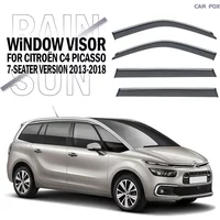 Fit for Citroen C4 PICASSO Window visor Car Sun Rain Guard Vent Shade Deflector Wind Weathershield Moulding Tuning Accessories