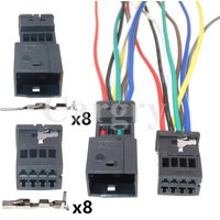 1 Set 8P AC Assembly Car Modification Connector Assembly 8K0971834 8K0971833 Auto Unsealed Wiring Socket 1719566-1 1719564-1