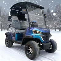 China MMC 48/60/72V Lithium Battery Golf Car 2/ 4 /6/8 Seater 5000W/7000W Sightseeing Scooter Solar Electric Golf Cart