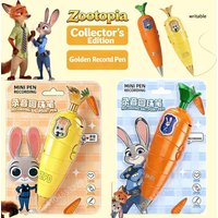 Collector's Edition Zootopia 2 Carrot Recorder Pen (60-Second Mini Recorder) | Judy&Nick Themed 2-in-1 | Movie Cosplay Prop Gift