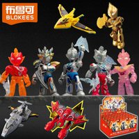 Hot Blokees Ultraman Defender Version Vol.1 Blind Box Tiga Z Trigger Movable Action Figure Anime Collectible Model Toy Boy Gift