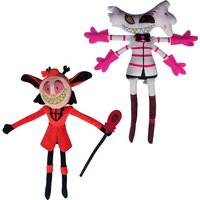 New 45CM The Amazing Hazbin Hotel Alastor Anime Cartoon Plush Toys Peripheral Plush Stuffed Doll Christmas Gift Birthday Gift