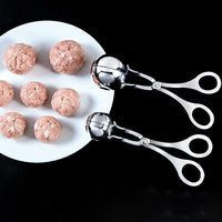 Frikadelle Gerät Maker Clip Fisch Ball Reis Ball, Der Form Form Werkzeuge Küche Zubehör Edelstahl Fleisch Baller Utensil