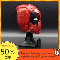 Custom 570PCS MOC-188311 New Assembled Puzzles deadly-Helmet Bust Boy Assembly Toy For Kids Birthday Christmas Gift