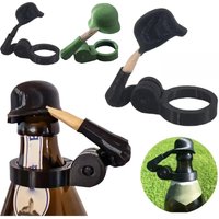 Soldiers Salute Beer Bottle Caps Soldiers Salute Beer Bottle Helmets Fun Party Decorations Dustproof Beer Helmets Kitchenware