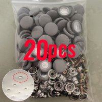 20/10pcs Car Interior Roof Buckles Headliner Ceiling Cloth Fixing Screw Care Fabric Buckle Rivets Car Retainer Cap Repair Tool
