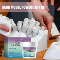 Hand Mold Kit Couples Sculpture Hand Molds Casting Kit Keepsake Handmade Craft Set Romantic Sculpture Mould for Wedding Birthday