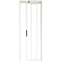 Indoor bathroom Kitchen balcony folding door sliding flat open integrated glass door customization
