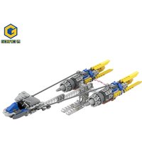 Gobricks MOC-56916 Anakinโs Podracer Set 75258 MOD Space Wars Building Block Set Educational Toys For Children Gifts Juguetes