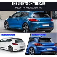 LED Tail Lights Assembly For VW Scirocco 2009-2014 DRL Reverse Brake Turn Signal Light Plug And Play Tail lamp Not For US Models