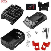 For M18 Li-ion Battery Plastic Case Box Shell For Milwaukee 18V 6Ah Label Lithium Battery Pack Housing Nickel Spring Key Screw