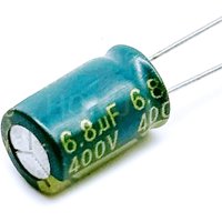 10-30PCS 400V6.8UF Aluminum Electrolytic Capacitor Original Low Esr/impedance High Frequency Size 8*12 6.8uf400v 400v6.8uf 20%