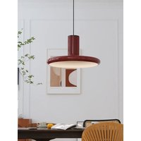 Vintage Nordic ufo pendant light Danish style red chandelier for living room bedroom hotel kitchen Bauhaus pendant lamp