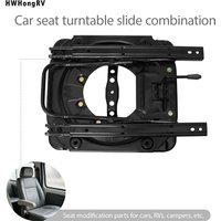 Drehbarer Autositz-Sockel mit Schiebemechanismus, 4-Wege-Rotation, Vor- und Zurückverstellbare Drehbare Sitzhalterung für Wohnmobil, Campingbus, LKW
