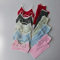 AliExpress SKINOFSKIN 2pcs Women's Set Sports Impact Yoga High Waisted Leggings Gym Fitness Cycling Elastic Sports Yoga Bra Top Pants Suit Clothing