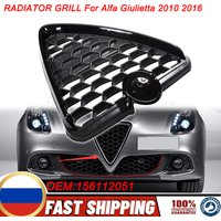 Dla Alfa Romeo GIULIETTA 2010-2016 156112051 Osłona kratki przedniego zderzaka Siatka o strukturze plastra miodu Wyścigowy wlot powietrza CHŁODNICA GRILL