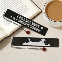 Dark Romance Bookmark Page Marker Aesthetic Stationery Things for Books Reading Supplies Office Supplies