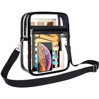 Transparent Waist Funny Pack Clear Sling Belt Bag PVC Portable Travel Hip Bum Small Purse Crossbody Shoulder Chest Phone Pouch
