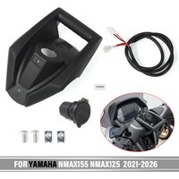 FOR YAMAHA NMAX155 NMAX125 2021-2026 2025 2024 Motorcycle Navigation GPS Phone Bracket Wireless USB Charging Port Holder Mount