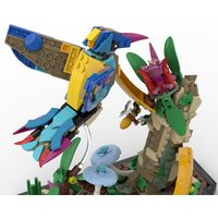 546pcs MOC Hummingbird Harmony Ideas CUUSOO Model Building Blocks Construction Toy Christmas Gifts DIY Creative Idea Education