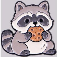 Cartoon Raccoon Enamel Pin Cute Brooch Pines Lapel Pins Badge on Backpack Clothing Accessories Fashion Jewelry Friends Gifts