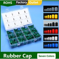 Rubber Sleeve Boxed 1.5-24mm With Multiple Colors Available Silicone Cap Screw Cover Thread Protection Plastic Sealing Soft Dust