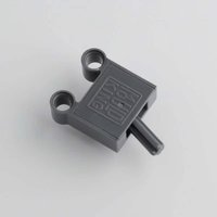 5Pcs Mould King Pneumatic Switch Two-way Valve with Pin Holes 47223 for Truck 42043 42009 MOC Technical Building Blocks Bricks