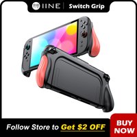IINE Grip Case for Switch 2/Ergonomic grip / Dock-Compatible /Easy Install / Only 65g