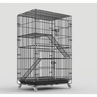 Cat Cage Movable Cat Nest with Toilet Cattery Cat Room Double Layer Three Layers and Four Layers Cat Villa