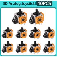 10PCS 3D Analog Joystick ThumbStick For PS5/PS4/Nintendo Switch Pro Controller Replacement Repair Parts Gamepad Accessories