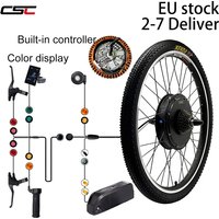 AliExpress CSC Electric Bike Conversion Kit with 48V battery 1500W Built-in Controller Hub Motor Rear Wheels 26in 27.5in 29in 700C
