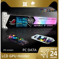 LCD GPU Bracket RGB VGA Support 2.2 Inch Display Temperature Detection ROG Graphics Cards Stand Video Card Holder AURA SYNC MOD